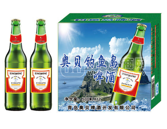 青島奧貝釣魚島啤酒