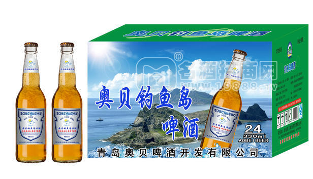 青島奧貝釣魚島啤酒