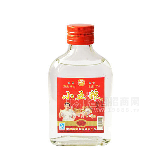 中德 小五糧 白酒 100mL