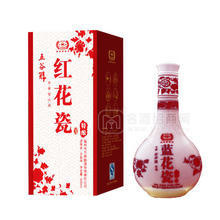 五谷醇紅花瓷特釀白酒500ml