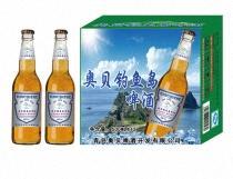 淡爽型500毫升青島奧貝釣魚島啤酒供應(yīng)