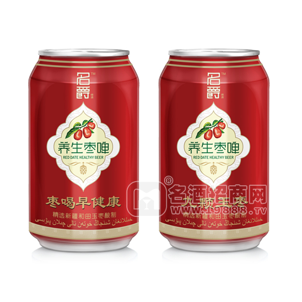 名爵 紅棗啤酒 飲品330mL