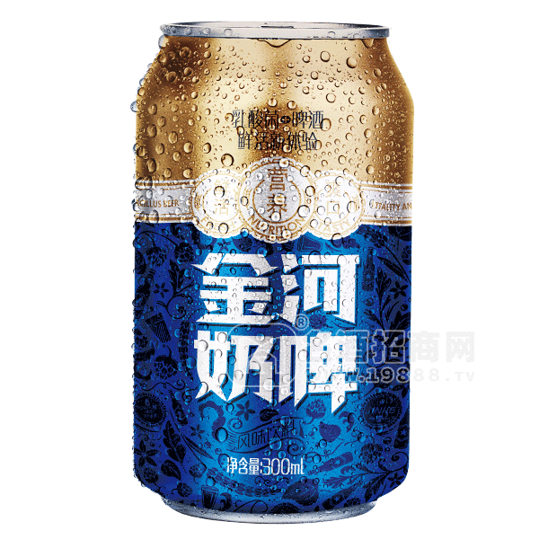 金河奶啤乳酸菌啤酒300ml