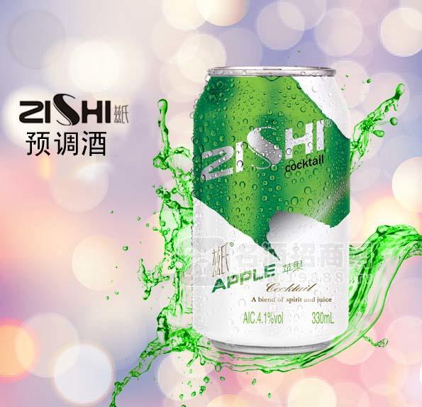 蘋果味茲氏預調雞尾酒330ml 灌裝