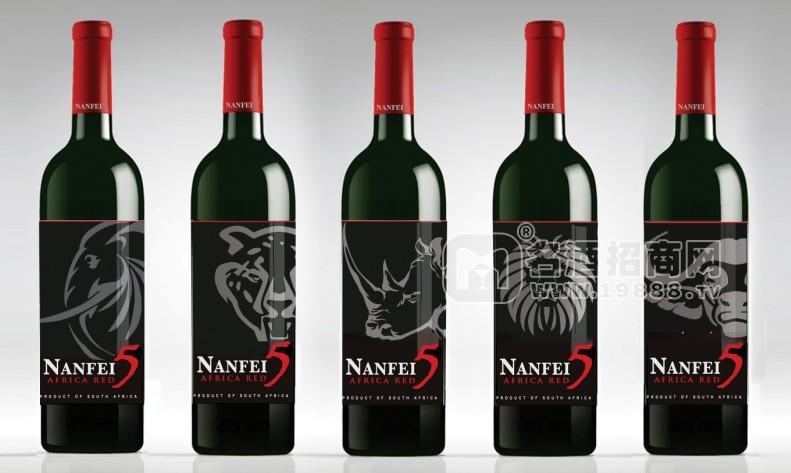 南非紅酒-NANFEI 5 （南非5獸)