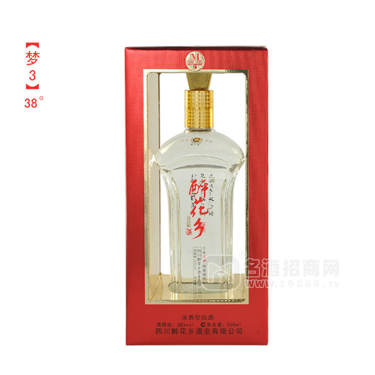 小M3 38°醉花鄉(xiāng)白酒