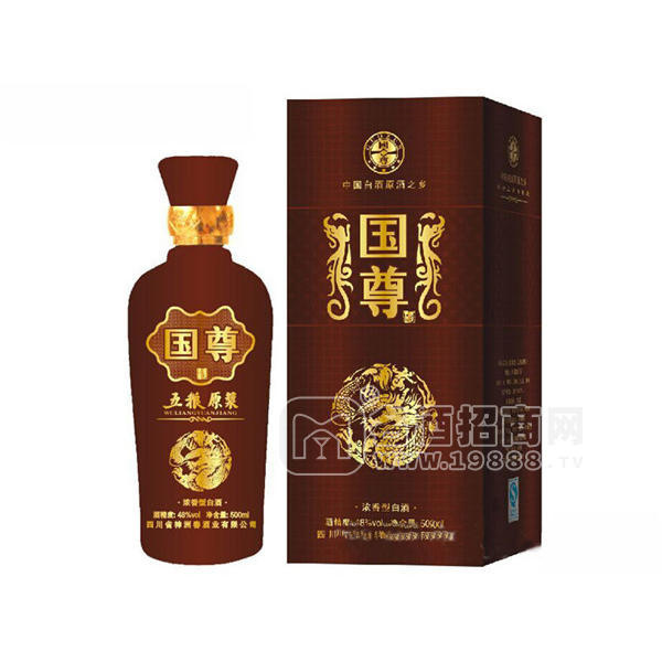 國(guó)尊白酒 五糧原漿 500ml