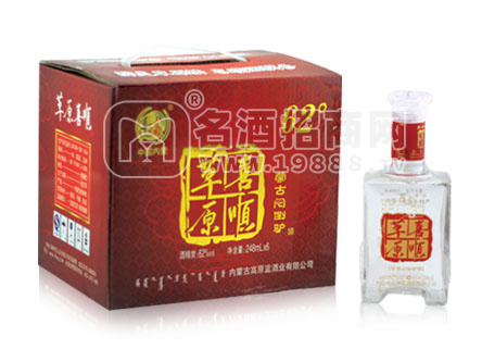 精品草原喜顺白酒248ml（6瓶装）