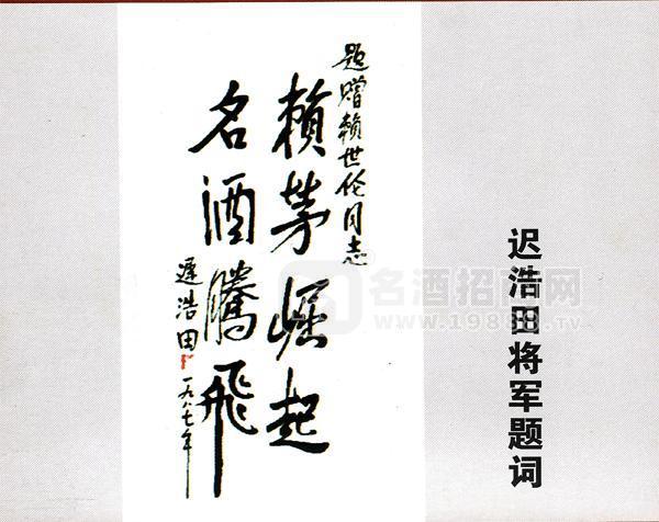 將軍題詞