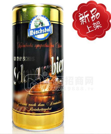 德國猛士黑啤酒（1L聽裝）