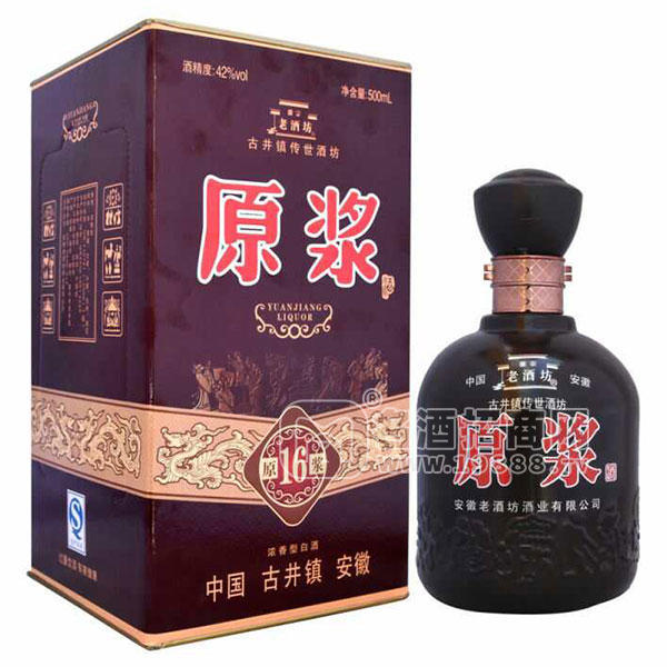 老酒坊原漿濃香型白酒500ml