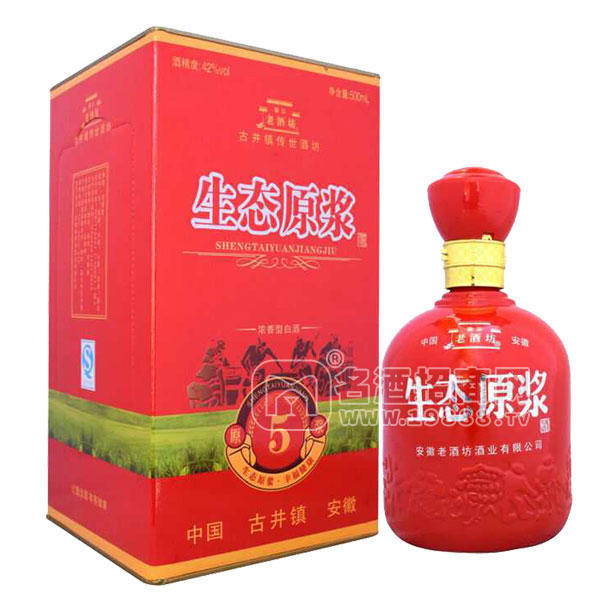 老酒坊生態(tài)原漿 白酒500ml