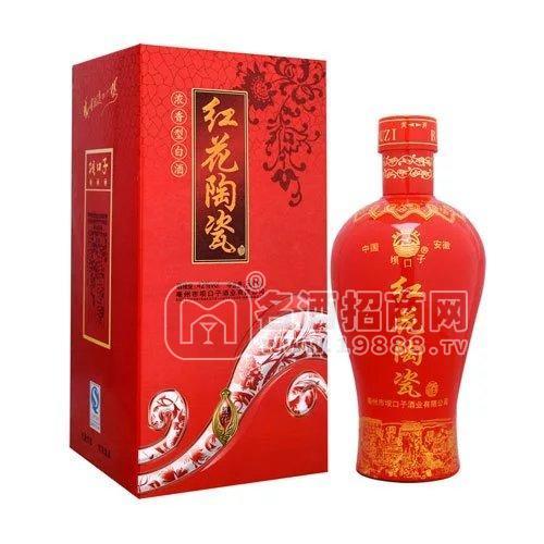 壩口子紅花陶瓷濃香型白酒