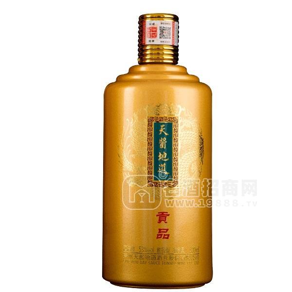 天醬地道  貢品醬香型 白酒 500mL