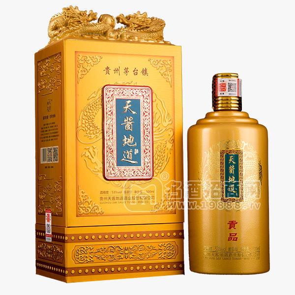 天醬地道  醬香型白酒   500mL