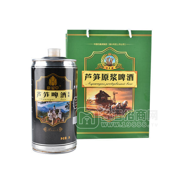 康愛(ài)草 蘆筍原漿啤酒2l