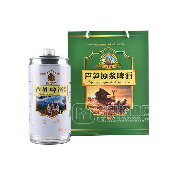 康愛(ài)草 蘆筍原漿啤酒 2l