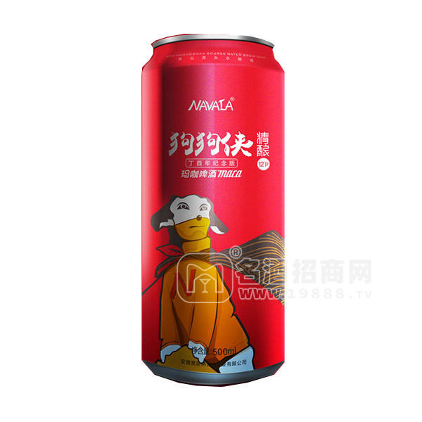 納瓦拉狗狗俠精釀瑪咖啤酒500ml