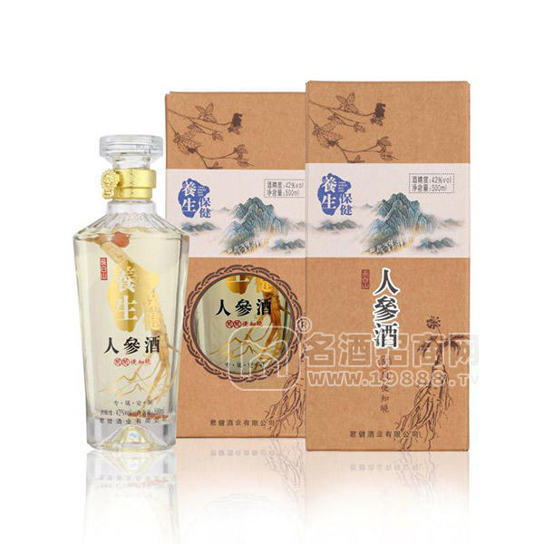 養(yǎng)生保健人參酒 500ML