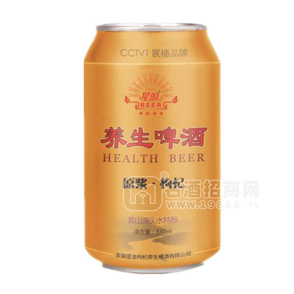 星浪  枸杞養(yǎng)生啤酒 330ML