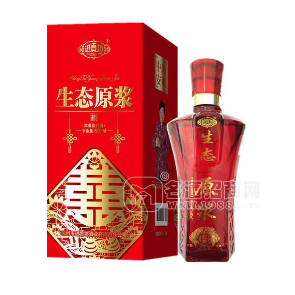 進貢坊 生態(tài)原漿 濃香型白酒