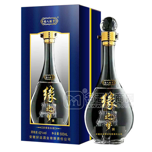 緣人緣夢(mèng) 緣之夢(mèng) 42度濃香白酒 500mL