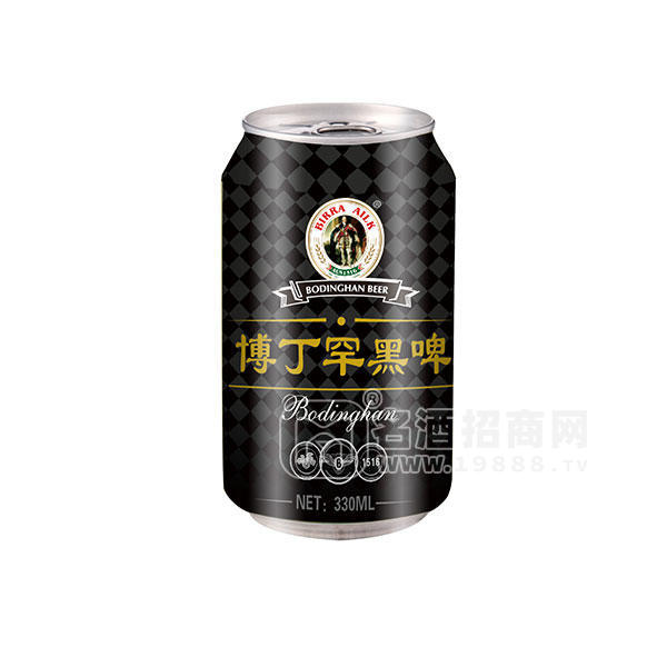 博丁罕黑啤 罐裝啤酒330ml