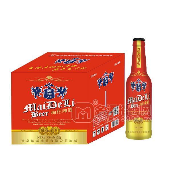 麥得力枸杞啤酒500mlx12瓶