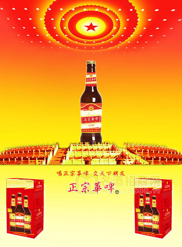 正宗華啤500精釀棕10度啤酒