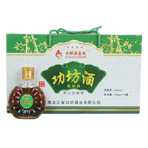 功坊酒配制酒 100mlx6瓶礼盒装