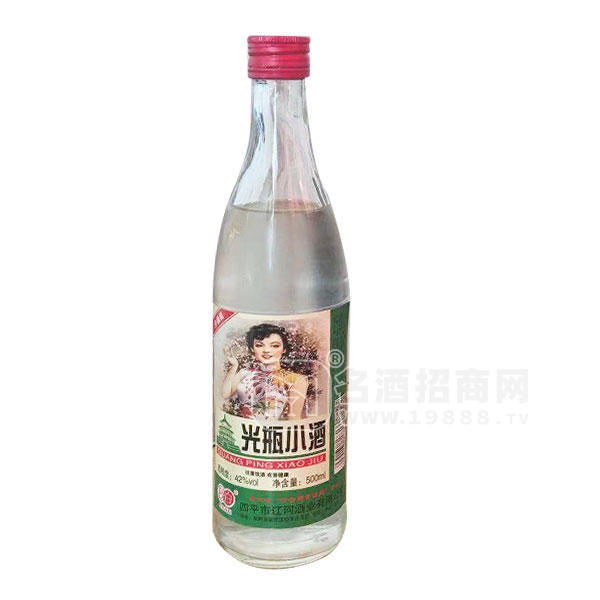 秒白 光瓶小酒招商500ml