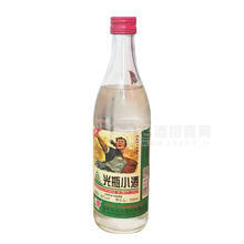 秒白 光瓶小酒白酒500ml