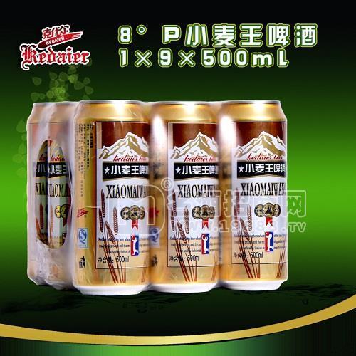 8°P山東德州克代爾小麥王啤酒1×9×500ml