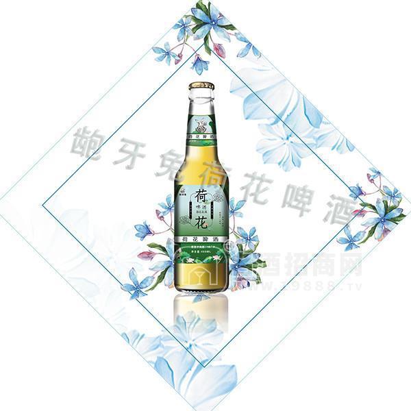 齙牙兔荷花啤酒瓶裝480ml