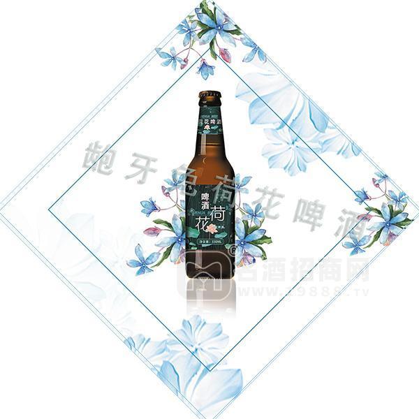 齙牙兔荷花啤酒招商330ml