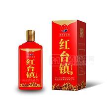 紅臺(tái)鎮(zhèn)紅色經(jīng)典醬香型白酒500ml