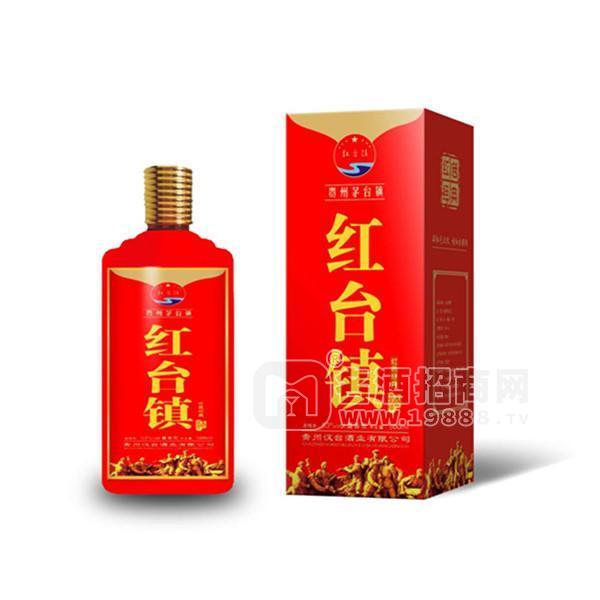 紅臺鎮(zhèn)紅色經(jīng)典醬香型白酒500ml