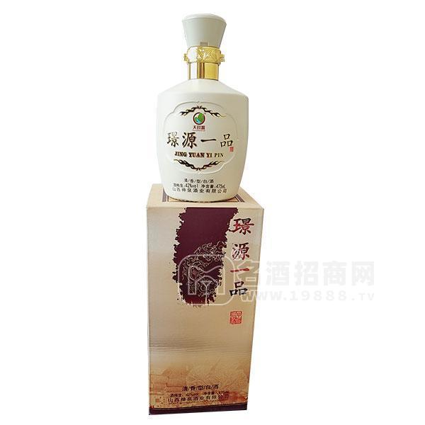   天璟源璟源一品清香型白酒475ml