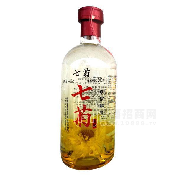 七菊酒500ml 露酒 菊花酒 