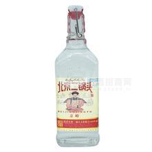 京峪北京二鍋頭醇厚濃香白酒招商500ml