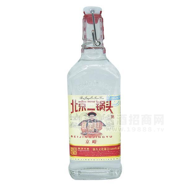 京峪北京二鍋頭醇厚濃香白酒招商500ml