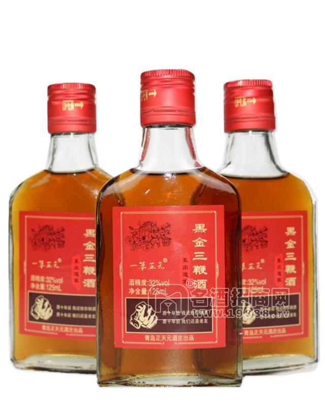 一草正元 黑金三鞭酒 125ml*24 招全國(guó)代理批發(fā)