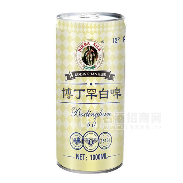 博丁罕白啤 啤酒1000ml