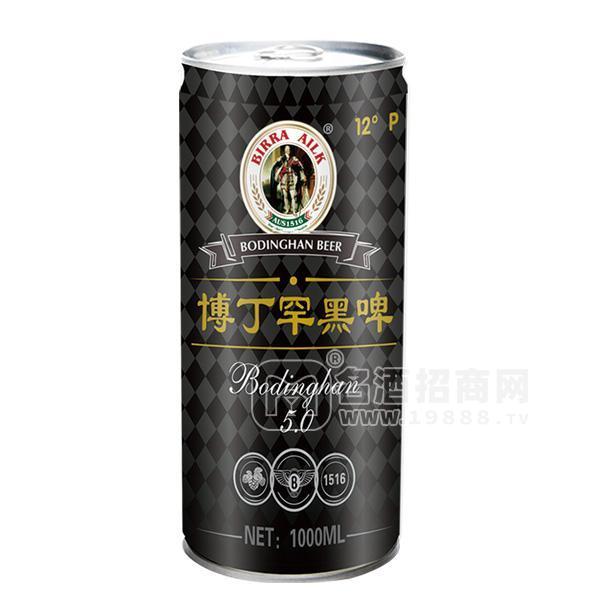 博丁罕黑啤 啤酒1000ml