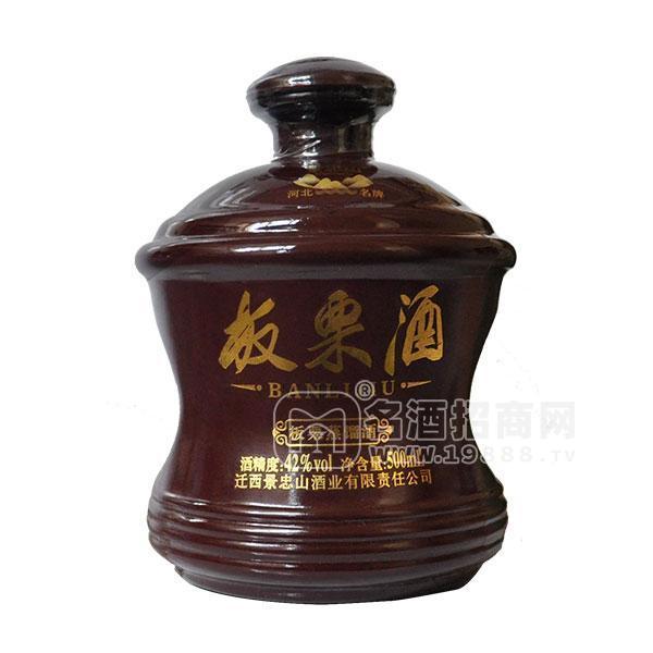 景忠山 白酒 板栗壇酒 板栗蒸餾酒（一斤壇）250ml