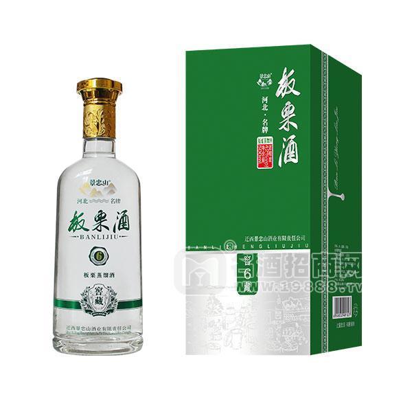 景忠山 板栗蒸餾酒 白酒 板栗酒窖藏6年酒招商500ml