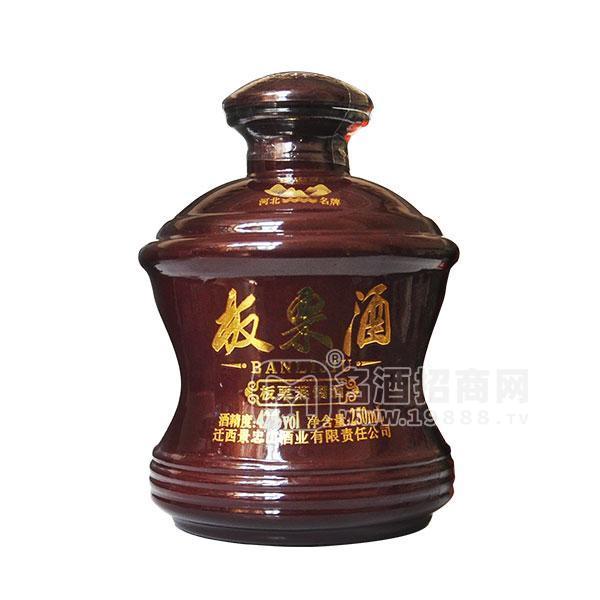 景忠山板栗壇酒 白酒 板栗蒸餾酒招商（半斤壇）250ml