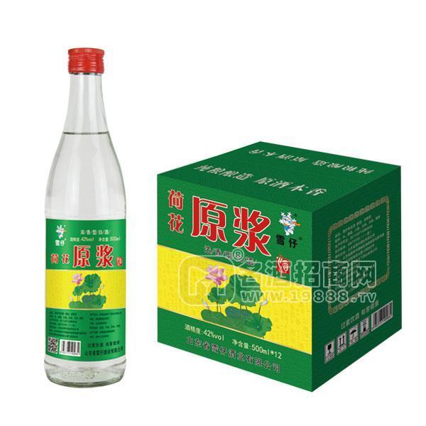 雪仔 荷花原漿 濃香型白酒 42%vol 500mlX12瓶