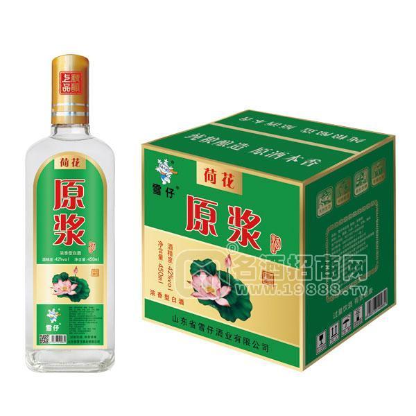 雪仔荷花酒 濃香型白酒 42%vol 450ml