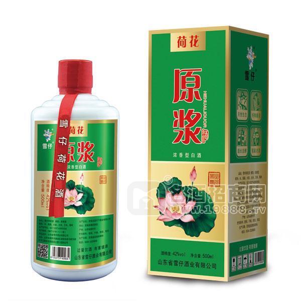 雪仔 荷花原漿 濃香型白酒  42%vol 500ml